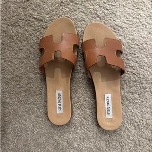 Steve Madden Brown Slide Sandals for Women